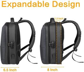 img 2 attached to 🎒 Waterproof Expandable Business Computer Backpack