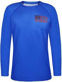 img 3 attached to HDE Performance Fishing Shirts Men Sports & Fitness for Team Sports