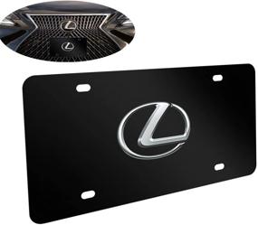 img 3 attached to License Plate Cover Lexus Frame