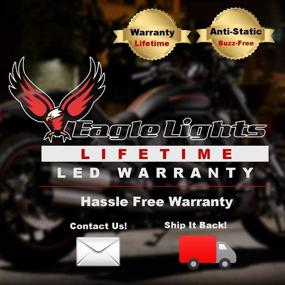 img 1 attached to 🦅 Eagle Lights 5.75" LED Headlight Kit for Honda VTX with Bracket and Hardware - Plug and Play for 2002-2008 VTX 1800, VTX 1300