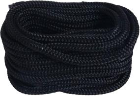 img 3 attached to Amarine Made 2-Pack of 3/4 Inch 25 FT Double Braid 🚢 Nylon Dockline Mooring Rope—High Load Capacity: 1900 lbs, Ultimate Strength: 9500 lbs