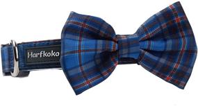 img 2 attached to 🐶 Pet Heroic Grid Bowtie Collar: Adjustable & Stylish Collars for Dogs and Cats in 3 Sizes