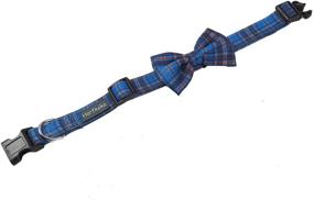 img 1 attached to 🐶 Pet Heroic Grid Bowtie Collar: Adjustable & Stylish Collars for Dogs and Cats in 3 Sizes