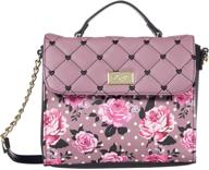 luv betsey handle crossbody mauve logo