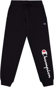 img 3 attached to Girls' Clothing and Active: Champion Heritage Fleece Sweatpant in Heather