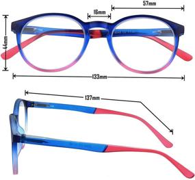 img 3 attached to 👓 Yogo Vision Reading Glasses for Women - Fashionable 4 Pack Multicolor Readers with Durable Frames and Anti-Scratch Lenses