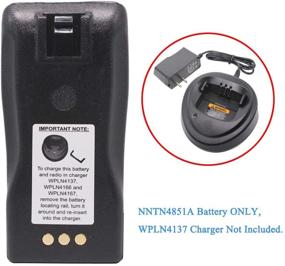 img 3 attached to 1600mAh Ni-MH Battery Compatible with Motorola Radios: CP200, CP200D, PR400, EP450, EP450S, DEP450, CP140, CP160, CP180, CP250, GP3688, GP3188 - NNTN4851A, NNTN4496, NNTN4497