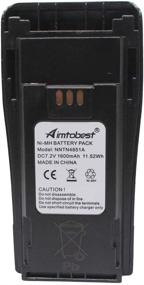 img 4 attached to 1600mAh Ni-MH Battery Compatible with Motorola Radios: CP200, CP200D, PR400, EP450, EP450S, DEP450, CP140, CP160, CP180, CP250, GP3688, GP3188 - NNTN4851A, NNTN4496, NNTN4497