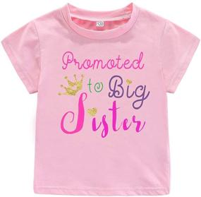 img 1 attached to 👚 Ammengei Toddler T-Shirt: Girls' Clothing Tops, Tees & Blouses with Promoted Letters