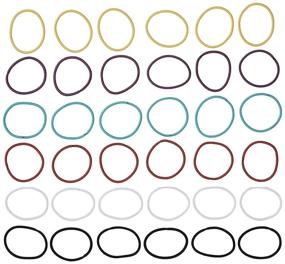 img 1 attached to 🎀 Goody Ouchless No Metal Hair Elastics, Brooke: Gentle and Metal-Free Hair Ties, 36 Count
