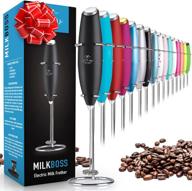 zulay milk frother handheld foam maker - the ultimate drink mixer for lattes, cappuccinos, frappes, and more! logo