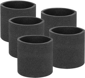 img 4 attached to 🧽 LINNIW 5 Pack 90585 Wet Dry Vacuum Foam Sleeve Filter for Shop-Vac, Vacmaster & Genie Vacuum Cleaners, 9058500