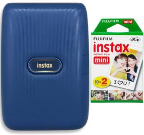 img 3 attached to 📸 Fujifilm Instax Mini Link Smartphone Printer Bundle: Dark Denim + 20 Sheets of Instant Film + Sturdy Tiger Stickers + Deals Number One Cleaning Cloth