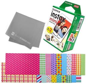 img 1 attached to 📸 Fujifilm Instax Mini Link Smartphone Printer Bundle: Dark Denim + 20 Sheets of Instant Film + Sturdy Tiger Stickers + Deals Number One Cleaning Cloth