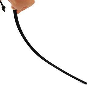 img 3 attached to 💕 Love Soul 31.5'' Foldable Rattan Cane Whip Riding Crop, Black