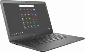 img 2 attached to 💻 HP 14-inch Chromebook HD Touchscreen Laptop PC, Intel Celeron N3350, 4GB RAM, 32GB Flash Memory, WiFi, HD Camera, Bluetooth, Up to 10 Hours Battery Life, Chrome OS, Black