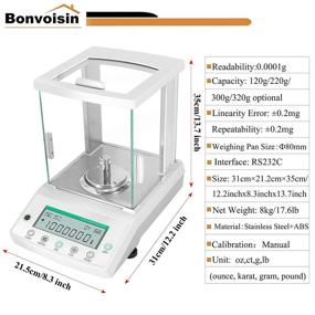 img 2 attached to Bonvoisin Analytical 120Gx0 1Mg Laboratory Electronic