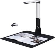 📚 10mp cmos document camera scanner - visual presenter max a3 size with ocr technology, led light, and microphone - easy-to-use tools for scanning 100p books to pdf - portable for teachers, classrooms, and conferences logo