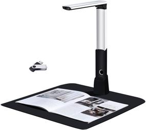 img 4 attached to 📚 10MP CMOS Document Camera Scanner - Visual Presenter Max A3 Size with OCR Technology, LED Light, and Microphone - Easy-to-Use Tools for Scanning 100P Books to PDF - Portable for Teachers, Classrooms, and Conferences