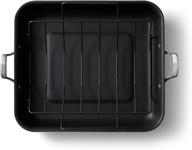 🍗 calphalon 2029653 премиумная обработанная жесткой анодировкой антипригарная сковорода 16 дюймов с поддоном, черная: идеальная посуда для идеального жарения логотип