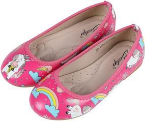 img 4 attached to 👑 Unicorn Princess Dress Shoes for Beslip Girls