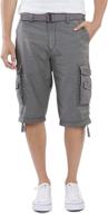 🩳 versatile and stylish: unionbay men's cordova belted messenger cargo short in regular and big and tall sizes логотип