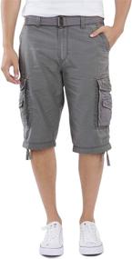 img 4 attached to 🩳 Versatile and Stylish: Unionbay Men's Cordova Belted Messenger Cargo Short in Regular and Big and Tall Sizes