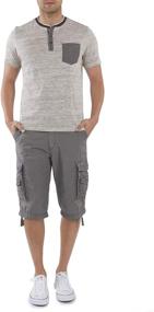 img 2 attached to 🩳 Versatile and Stylish: Unionbay Men's Cordova Belted Messenger Cargo Short in Regular and Big and Tall Sizes