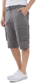 img 1 attached to 🩳 Versatile and Stylish: Unionbay Men's Cordova Belted Messenger Cargo Short in Regular and Big and Tall Sizes