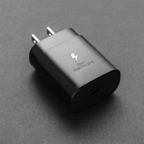 img 3 attached to Super Fast Charging PD 25W USB C Wall Charger with 5-ft Type C-C Cable for Samsung Galaxy S21, Z Fold 2, Note 20 Ultra, Note10, S20 Ultra, S20 Plus, S20 5G, S10 Lite, Note 10 Lite, iPad Pro