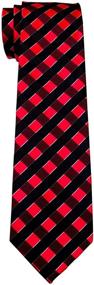 img 3 attached to Retreez Classic Check Woven Microfiber Boys' Accessories in Neckties