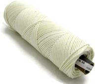 🕯️ premium 500ft spool of #1/0 cotton square braid candle wick - made in the usa - 100% cotton, unprimed, and lead-free logo