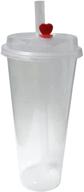 🥤 100-pack of 16 oz plastic cups with lids logo