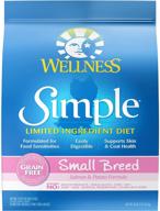 🐶 healthy and nourishing limited ingredient small breed dog food: wellness simple natural salmon & potato logo