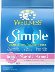 img 4 attached to 🐶 Healthy and Nourishing Limited Ingredient Small Breed Dog Food: Wellness Simple Natural Salmon & Potato