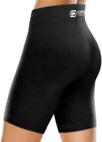 img 4 attached to 🩲 Copper Compression Women's Shorts: High-Copper Tight Spandex for Enhanced Support and Comfort