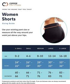 img 3 attached to 🩲 Copper Compression Women's Shorts: High-Copper Tight Spandex for Enhanced Support and Comfort