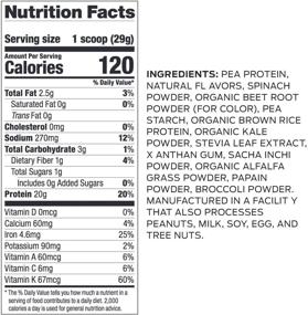 img 3 attached to 🌱 Vega Protein and Greens Berry: Plant-Based Protein Powder, Low Carb, Keto-Friendly (1.3 lbs)