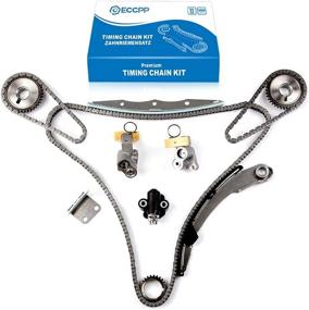 img 4 attached to 🔧 ECCPP TK3034S2 Timing Chain Kit for Nissan Quest 3.5L VQ35DE (2004-2009) - High-Quality Tensioner, Guide Rail, Crank & Cam Sprockets Included