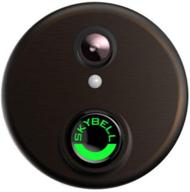 повысьте безопасность своего входа с помощью skybell hd wifi дверного видеодомофона: 1080p цветное ночное видение в элегантном бронзовом цвете логотип
