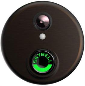 img 1 attached to Повысьте безопасность своего входа с помощью Skybell HD WiFi дверного видеодомофона: 1080p цветное ночное видение в элегантном бронзовом цвете