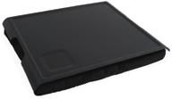 black bosign adjustable laptray with anti-slip cushion logo