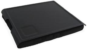 img 4 attached to Black Bosign Adjustable Laptray with Anti-Slip Cushion