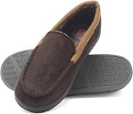 👞 hanes venetian moccasin slippers - protective boys' shoes logo