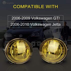 img 3 attached to 🚘 Премиум-желтые противотуманные фары для Volkswagen GTI / Jetta 2006-2010, Замена противотуманных фар - 1 пара
