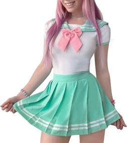 img 4 attached to Littleforbig Pajamas Cosplay Magical Sailorblue Women's Clothing