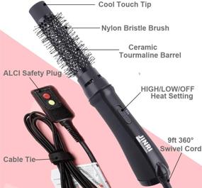img 2 attached to One-Step Hair Dryer & Volumizer Hot Air Brush: 3-in-1 Styler for Straightening, Curling, and Salon-Quality Blowouts – Ceramic Hair Dryer Brush with Negative Ion Technology, Lightweight Design – Straightener & Curler in One