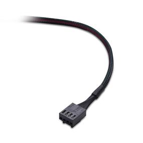 img 1 attached to 💨 Комплект кабелей удлинителей вентилятора Cable Matters 2-Pack PWM 4 Pin - 12 дюймов: улучшите производительность охлаждения вашего ПК!