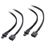 💨 комплект кабелей удлинителей вентилятора cable matters 2-pack pwm 4 pin - 12 дюймов: улучшите производительность охлаждения вашего пк! логотип