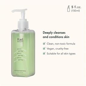 img 3 attached to 🌿 Rael Oil to Foam Cleanser - Gentle Face Wash, Nourishing Olive Oil and Calming Vitamin B5, Oil-Based Daily Cleanser, Clean Ingredients for All Skin Types, Vegan Natural Skincare (5.07oz, 150ml)